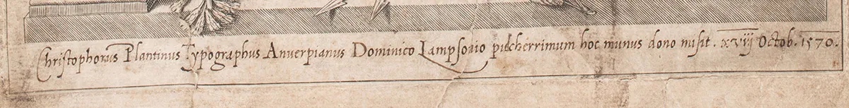 A single line of Latin text, ending with Octob 1570.
