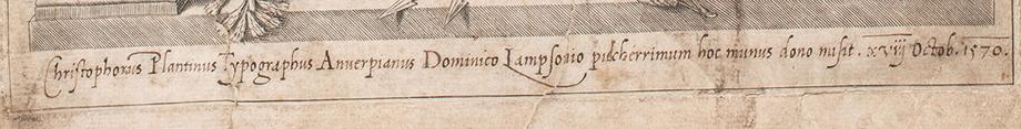 A single line of Latin text, ending with Octob 1570.